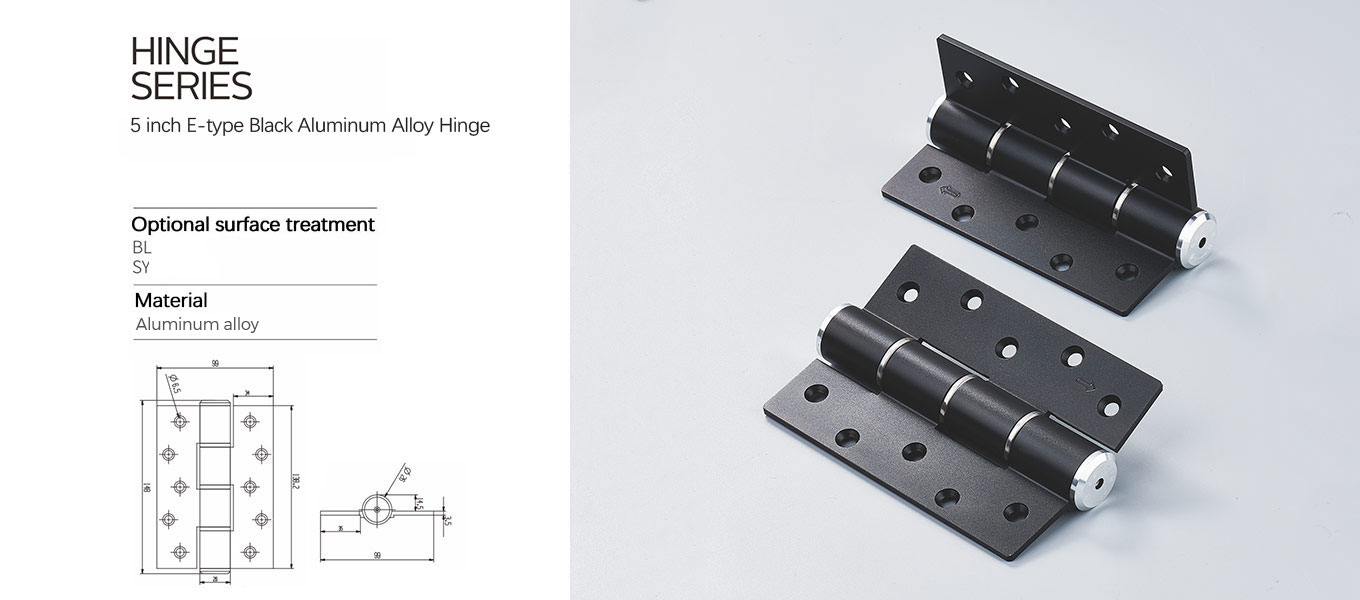 5 inch E type hydraulic hinge